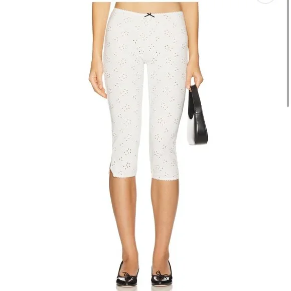 Free People White Eyelet Set in Ivory - Picture 3 of 3